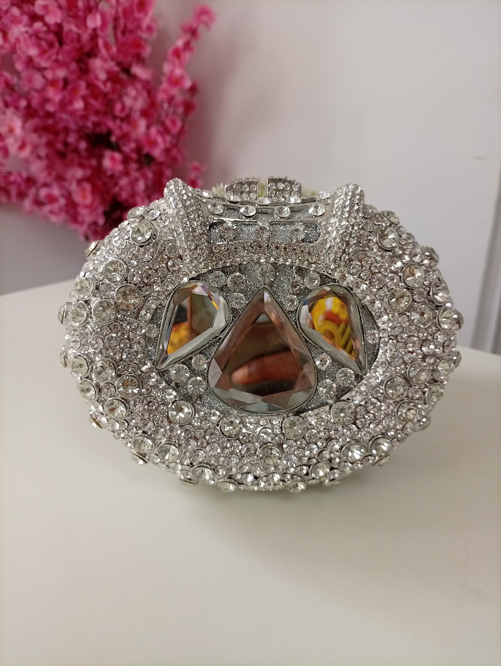 sliver wedding Purse