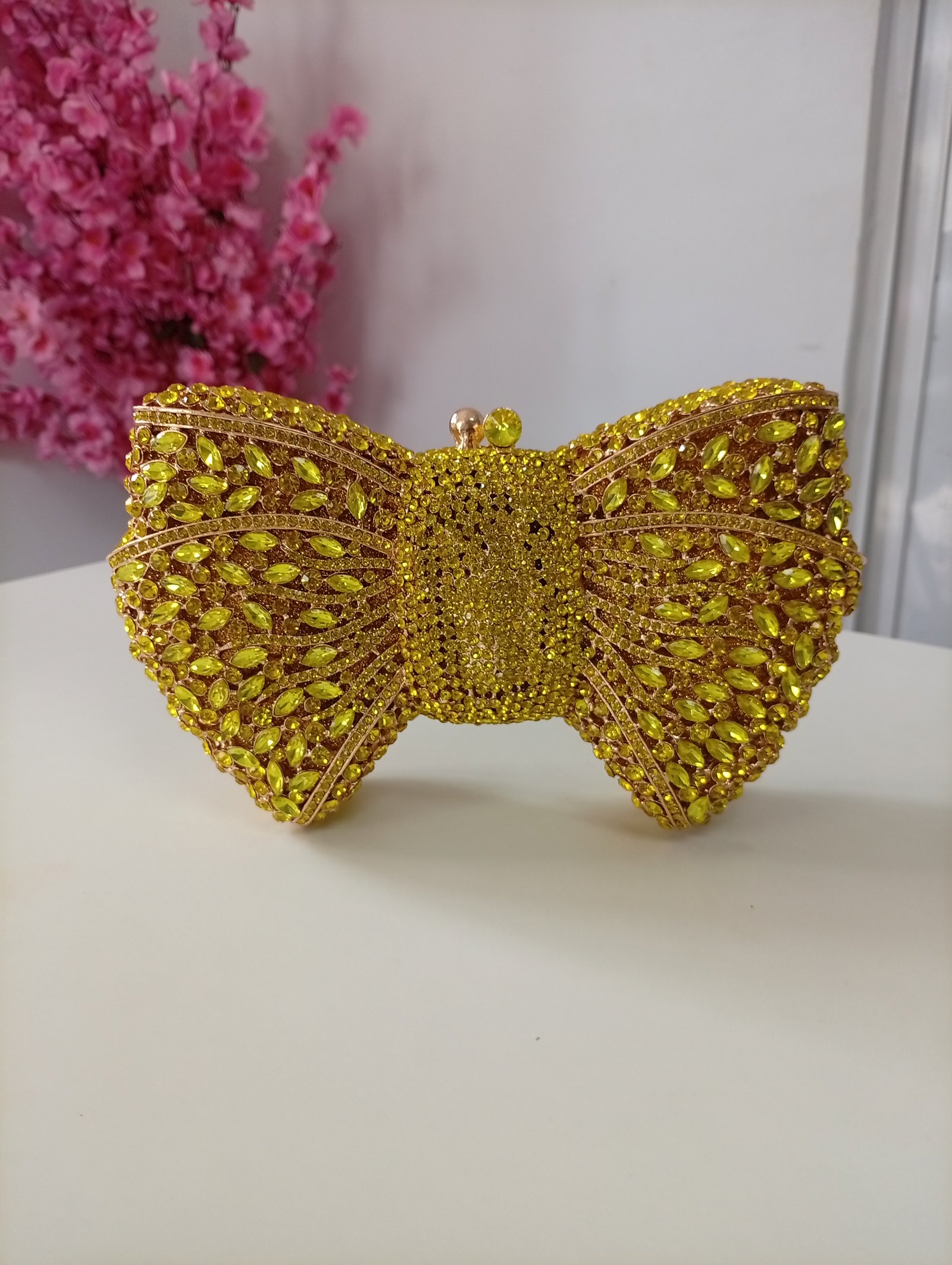 Yellow wedding Purse