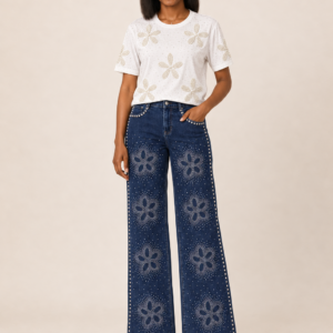 Jeans stoned trouser /top